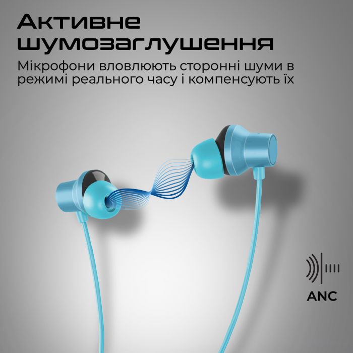 Bluetooth-гарнітура Promate Velcon Blue