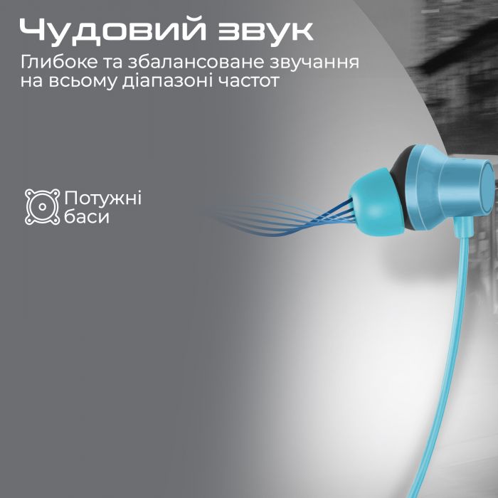 Bluetooth-гарнітура Promate Velcon Blue