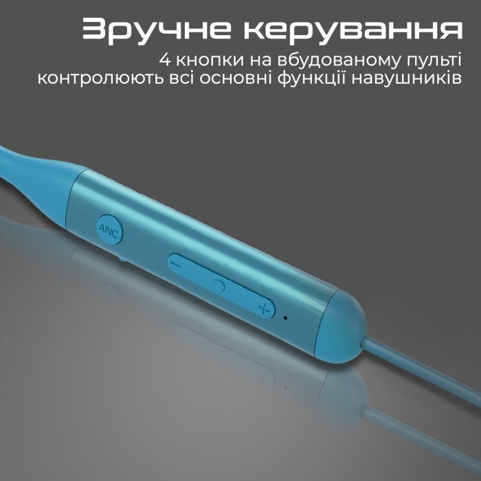 Bluetooth-гарнітура Promate Velcon Blue