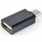 Адаптер Cablexpert USB Type-C - USB V 2.0 (M/F) Black (CC-USB2-CMAF-A) 