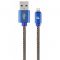 Кабель Cablexpert USB - Lightning (M/M), преміум, 2 м, синій (CC-USB2J-AMLM-2M-BL)