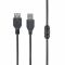 Кабель Cablexpert CCF-USB2-AMAF-6 подовжувач USB 2.0 AM/AF 1,8 м, феритовий фільтр