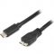 Кабель Cablexpert USB Type-C - micro USB Type-B (M/M), 1 м, чорний (CCP-USB3-mBMCM-1M)