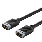 Кабель Cabletime HDMI-HDMI v2.0 (F/F), 4K, 2 м Black (CH26E)