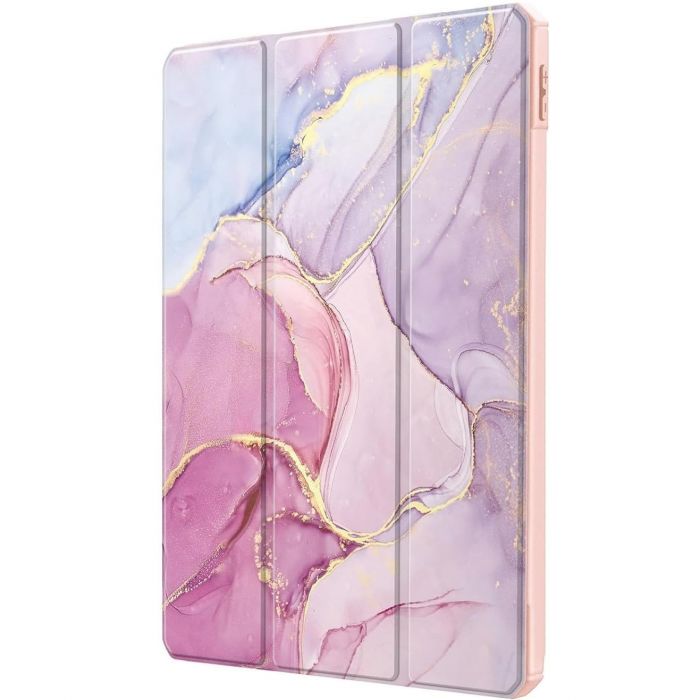 Чохол-книжка BeCover Soft Edge TPU для Xiaomi Redmi Pad SE 8.7 Pink Marble (712576)