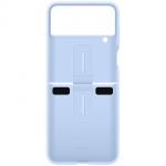Чохол-накладка Samsung Silicone Cover with Ring для Samsung Galaxy Flip 4 SM-F721 Arctic Blue (EF-PF721TLEGUA)