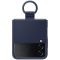 Чохол-накладка Samsung Silicone Cover with Ring для Samsung Galaxy Flip 4 SM-F721 Navy Blue (EF-PF721TNEGUA)