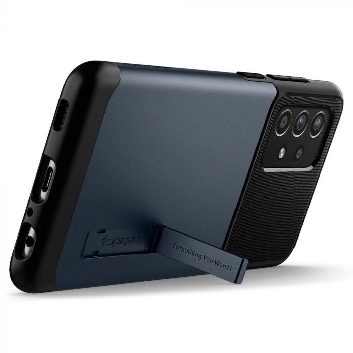 Чохол-накладка Spigen Slim Armor для Samsung Galaxy A52 SM-A525 / SM-A526 Metal Slate (ACS02322)