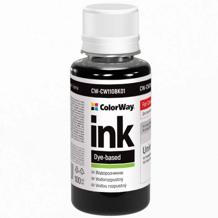 Чорнило ColorWay Canon Universal (Black) (CW-CW110BK01) 100мл