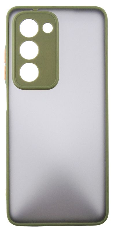 Чохол-накладка Dengos Matt для Oppo A5 Olive (DG-KM-158) + захисне скло