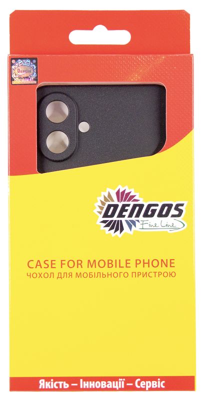 Чохол-накладка Dengos Carbon для Samsung Galaxy A07 Black (DG-KM-162) + захисне скло