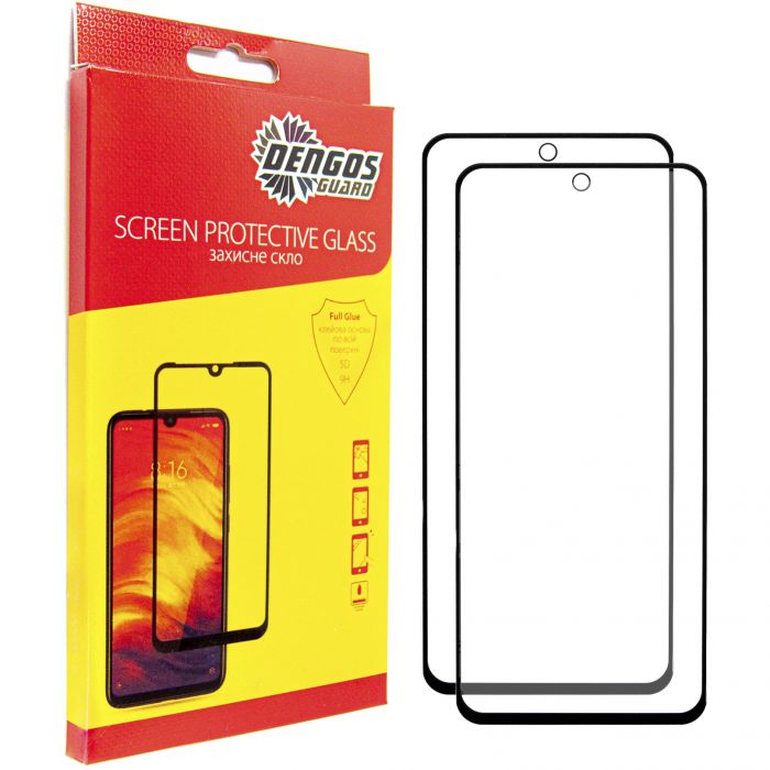 Захисне скло Dengos для Samsung Galaxy M35 5G Black Full Glue (DG-TG2P-53)