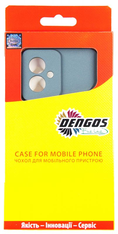 Чохол-накладка Dengos Carbon для Motorola Moto G55 Grey (DG-TPU-CRBN-249)