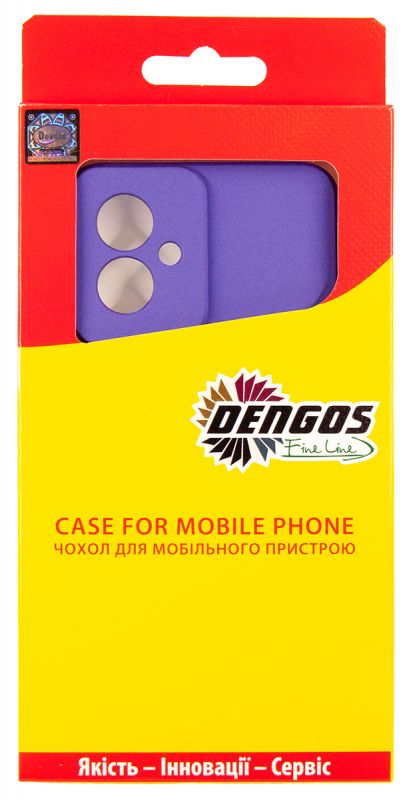 Чохол-накладка Dengos Carbon для Motorola Moto G55 Purple (DG-TPU-CRBN-250)