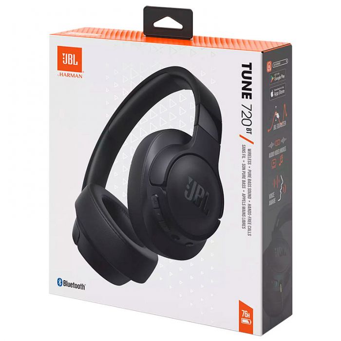 Bluetooth-гарнітура JBL Tune 720BT Black (JBLT720BTBLK)