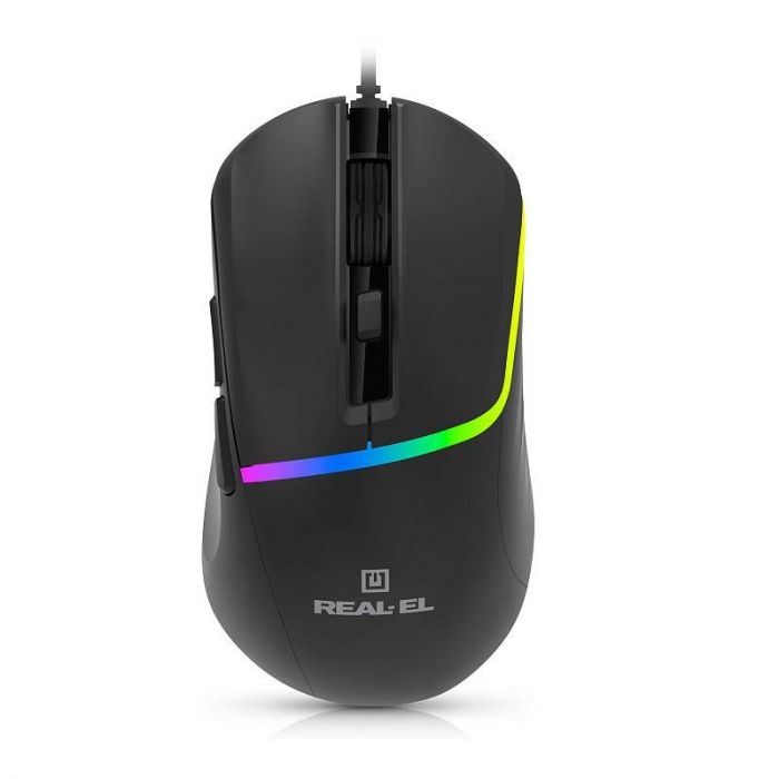 Миша REAL-EL RM-530 Black