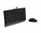 Комплект (клавіатура, миша) A4Tech F1512 Black