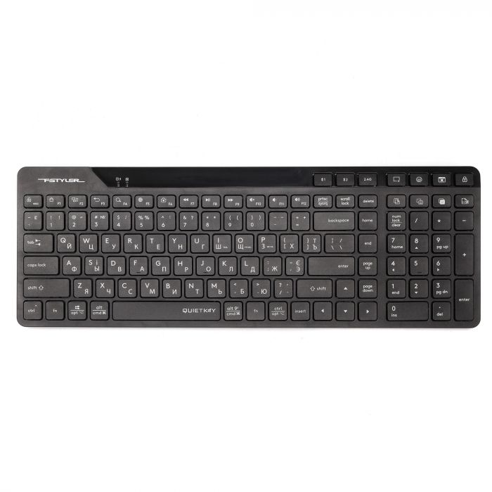 Клавіатура бездротова A4Tech FBK27C AS Black