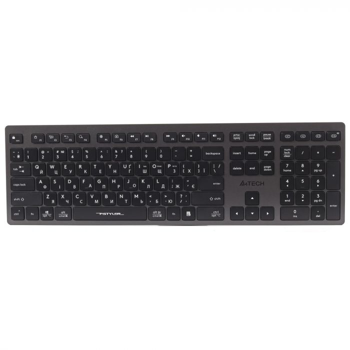 Клавіатура бездротова A4Tech FBX50C Grey