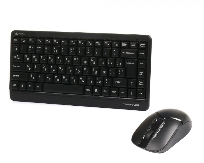 Комплект (клавіатура, миша) бездротовий A4Tech FG1112 Black