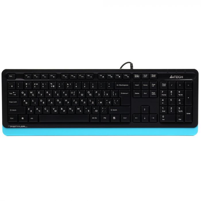Клавіатура A4Tech FK10 Ukr Blue