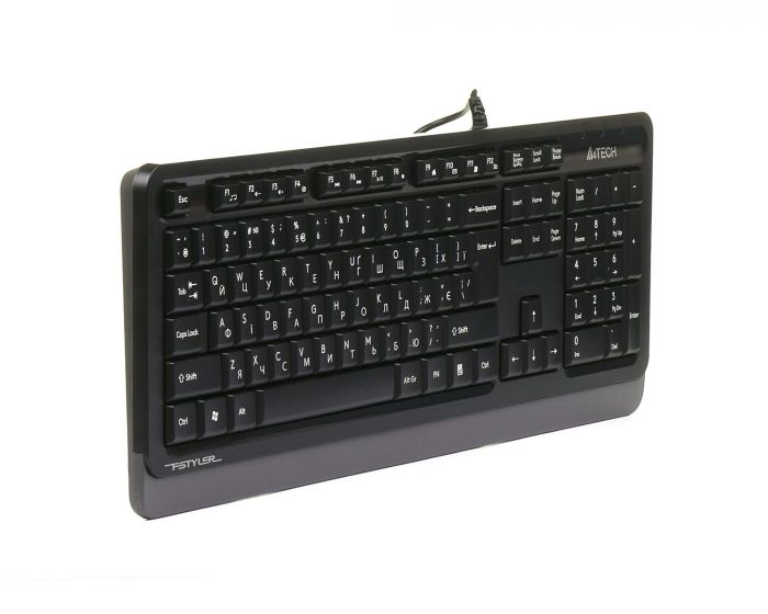 Клавіатура A4Tech FK10 Ukr Grey