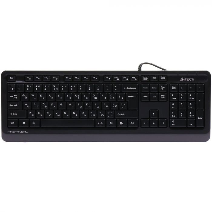 Клавіатура A4Tech FK10 Ukr Grey