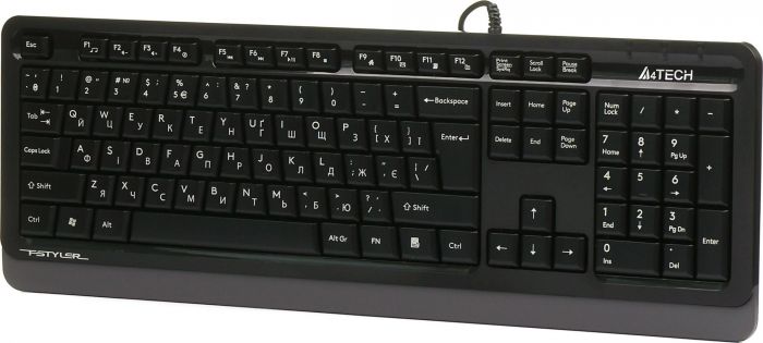 Клавіатура A4Tech Fstyler FKS10 Grey