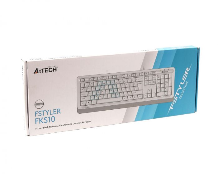Клавіатура A4Tech Fstyler FKS10 White