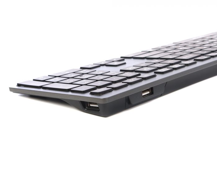 Клавіатура A4Tech Fstyler FX60H Grey White Backlit