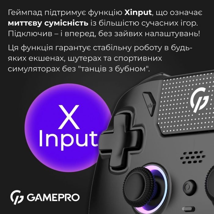 Геймпад GamePro GPS13B Black