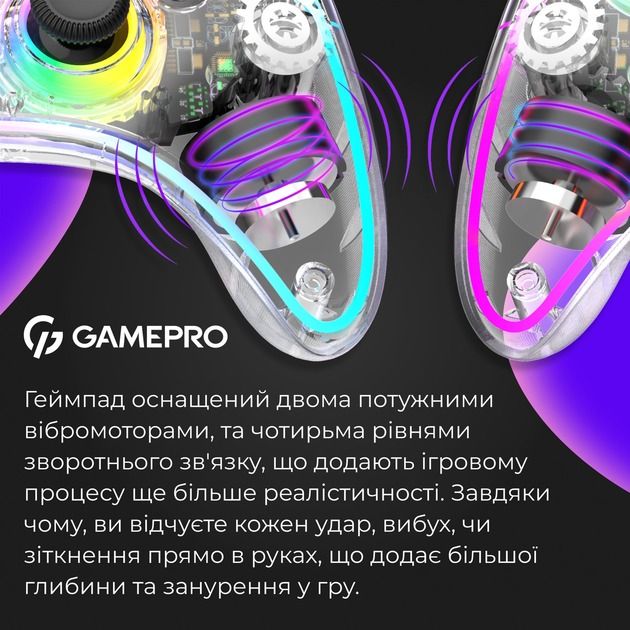 Геймпад GamePro GPX13T Transparent