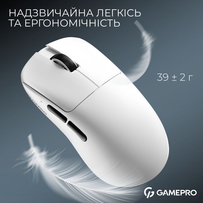 Миша бездротова GamePro Asgard Odin White (GM035W)