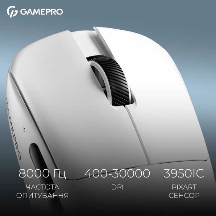 Миша бездротова GamePro Asgard Odin White (GM035W)