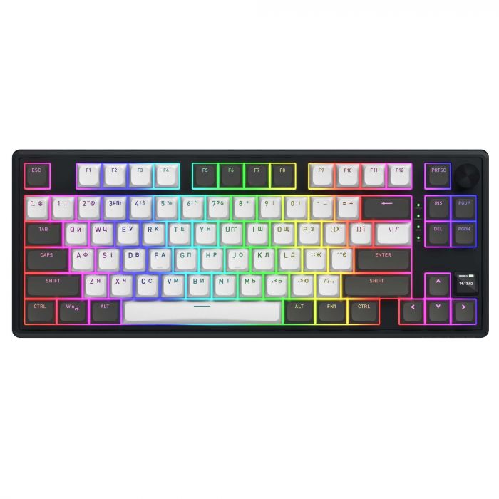 Клавіатура бездротова Hator Skyfall 80 Wireless Grey-Black (HTK4180UA)