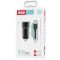 Автомобільний зарядний пристрій XO TZ09 (2USB, 2.4A) Black (6920680873500) + кабель USB Type-C