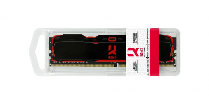 Модуль пам`ятi DDR4 8GB/3200 Goodram Iridium X Black (IR-X3200D464L16SA/8G)