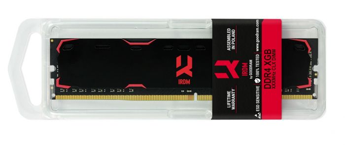 Модуль пам`ятi DDR4 8GB/2400 Goodram Iridium Black (IR-2400D464L17S/8G)