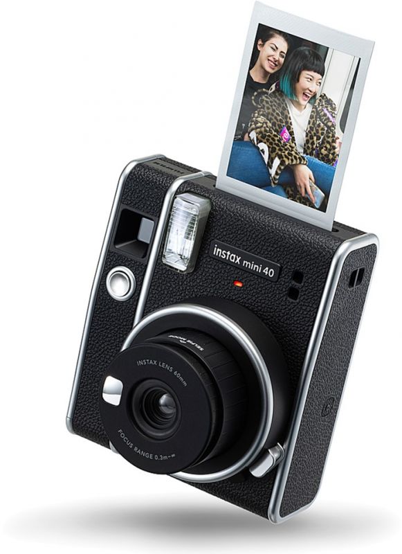 Фотокамера миттєвого друку Fujifilm Instax Mini 40 Black (16696863)