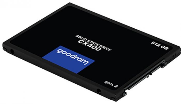 Накопичувач SSD  512GB Goodram CX400 Gen.2 2.5" SATAIII 3D TLC (SSDPR-CX400-512-G2)
