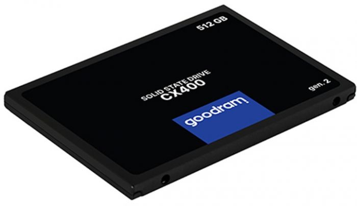 Накопичувач SSD  512GB Goodram CX400 Gen.2 2.5" SATAIII 3D TLC (SSDPR-CX400-512-G2)