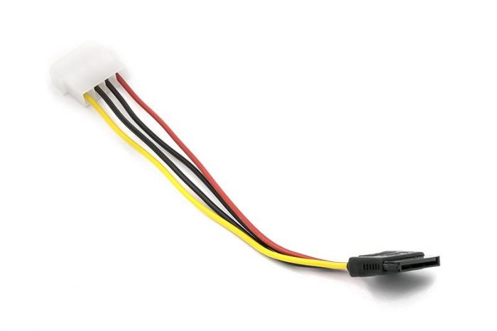 Кабель живлення PowerPlant (CA910953) Molex - SATA, 0.15 м