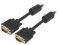 Кабель Cablexpert VGA-VGA HD15M/HD15M з 2-ма фер. кільцями, подвійний екран, чорний, 1.8 м (CC-PPVGA-6B)