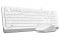Комплект (клавіатура, миша) A4Tech F1010 White