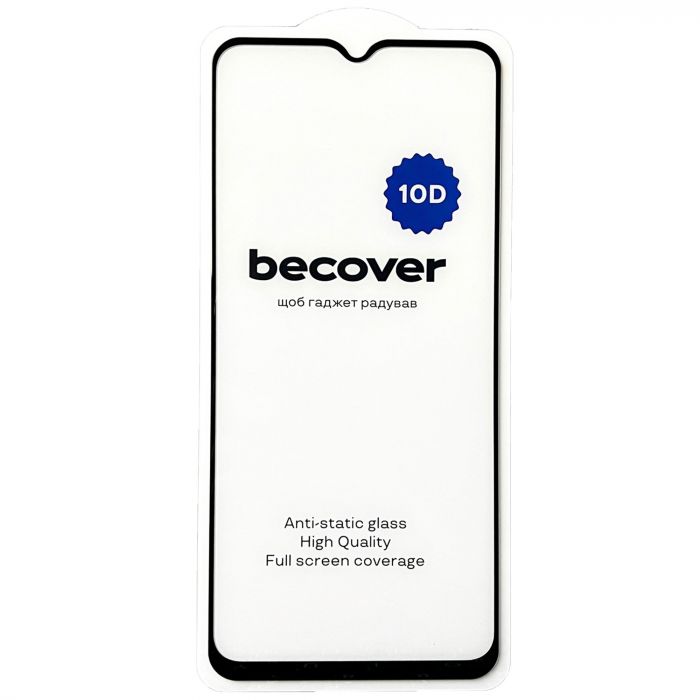 Захисне скло BeCover для Samsung Galaxy A14 4G SM-A145/A14 5G SM-A146 10D Black (711518)