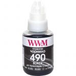 Чорнило WWM Canon Pixma G1400/2400/3400 Black Pigment (C490BP) 140г