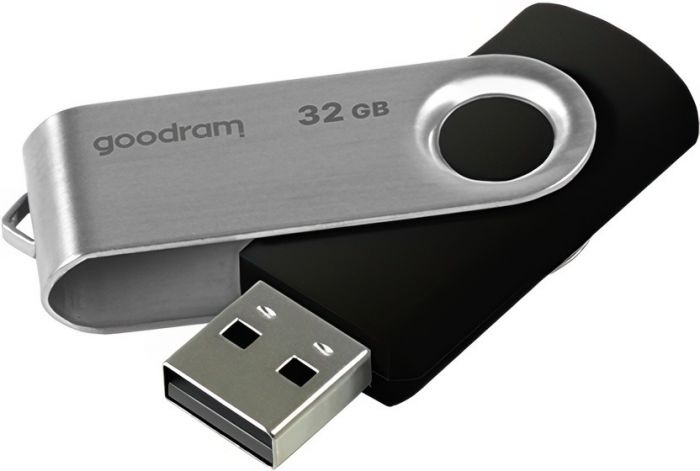 Флеш-накопичувач USB2.0 32GB Goodram UTS2 (Twister) Black (UTS2-0320K0R11)