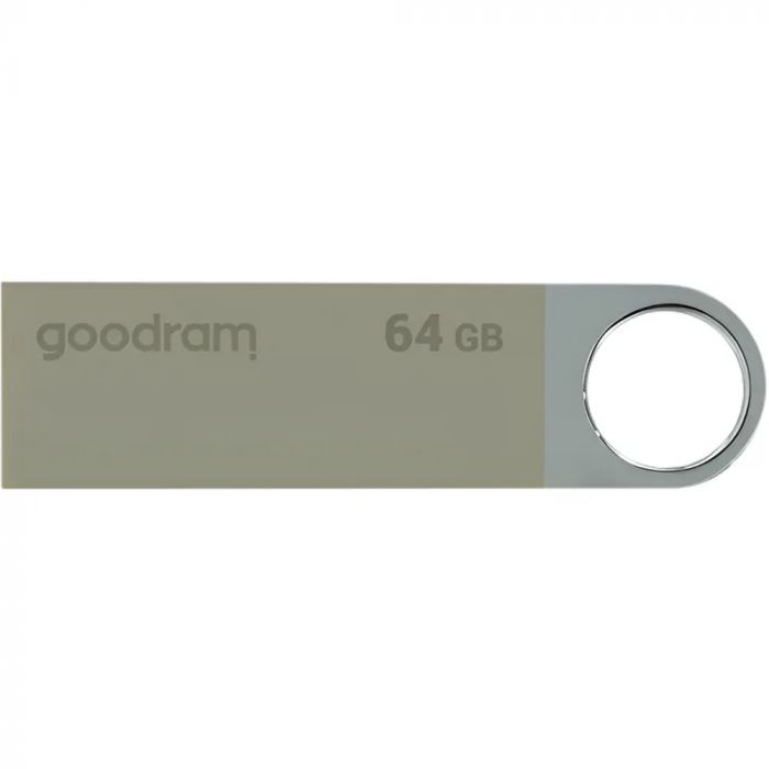 Флеш-накопичувач USB2.0 64GB Goodram UUN2 (Unity) Silver (UUN2-0640S0R11)