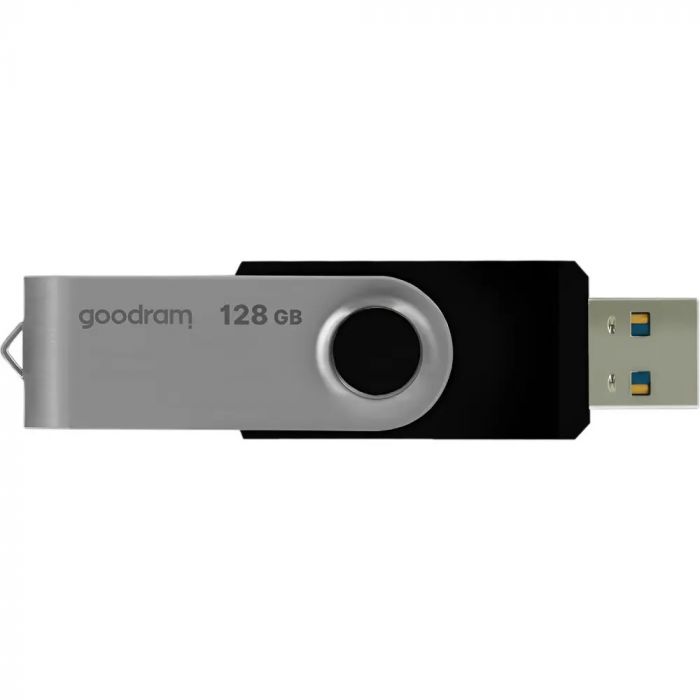 Флеш-накопичувач USB3.2 128GB Goodram UTS3 (Twister) Black (UTS3-1280K0R11)