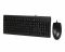 Комплект (клавіатура, миша) A4Tech KR-8372 Black